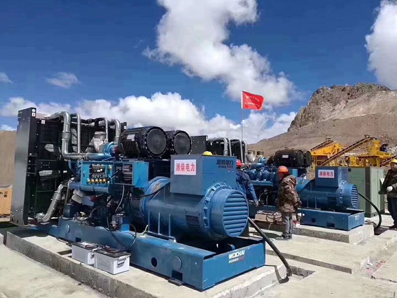 濰柴12M33發(fā)動(dòng)機(jī)組配套我公司散熱器，在5300M海拔高原地區(qū)性能優(yōu)良